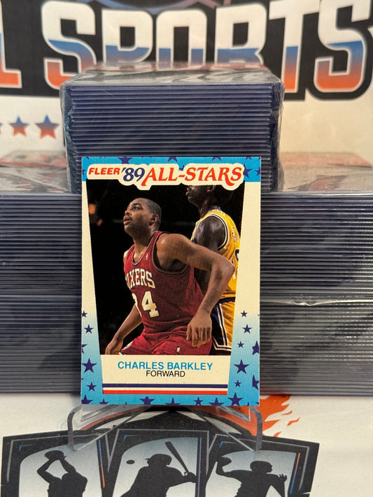 1989 Fleer (All-Star Sticker) Charles Barkley #4