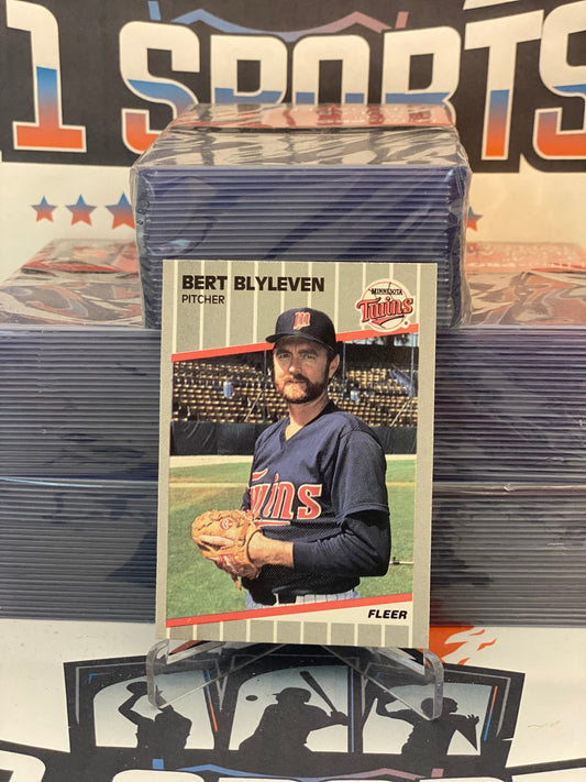 1989 Fleer Bert Blyleven #105