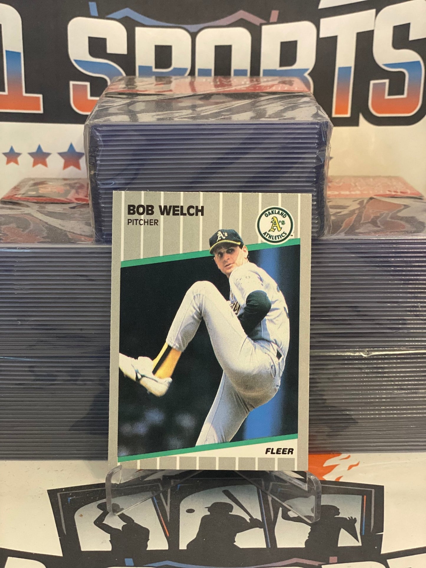 1989 Fleer Bob Welch #25
