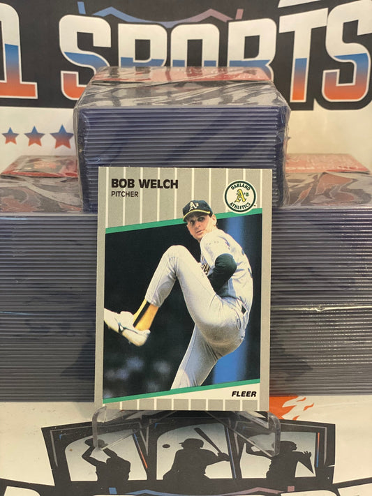 1989 Fleer Bob Welch #25