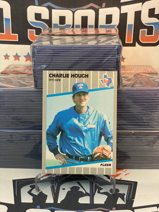 1989 Fleer Charlie Hough #522