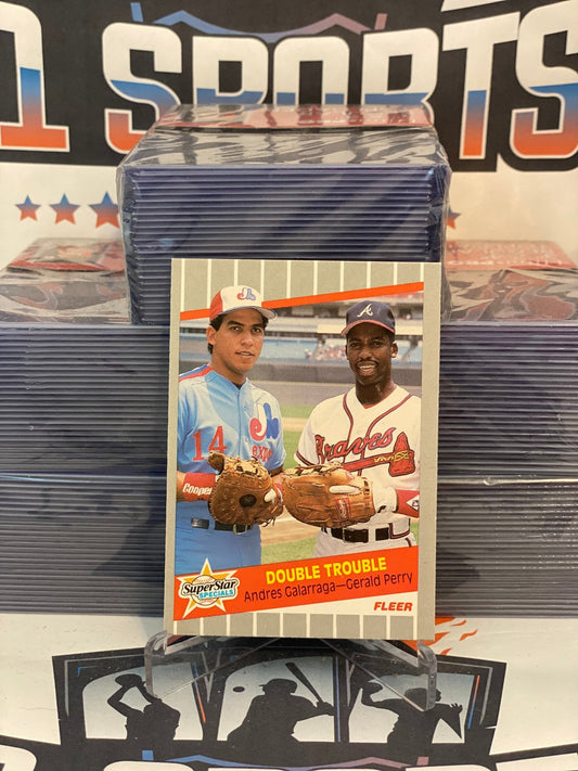 1989 Fleer (Double Trouble) Andres Galarraga & Gerald Perry #638
