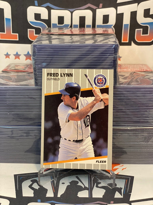 1989 Fleer Fred Lynn #138