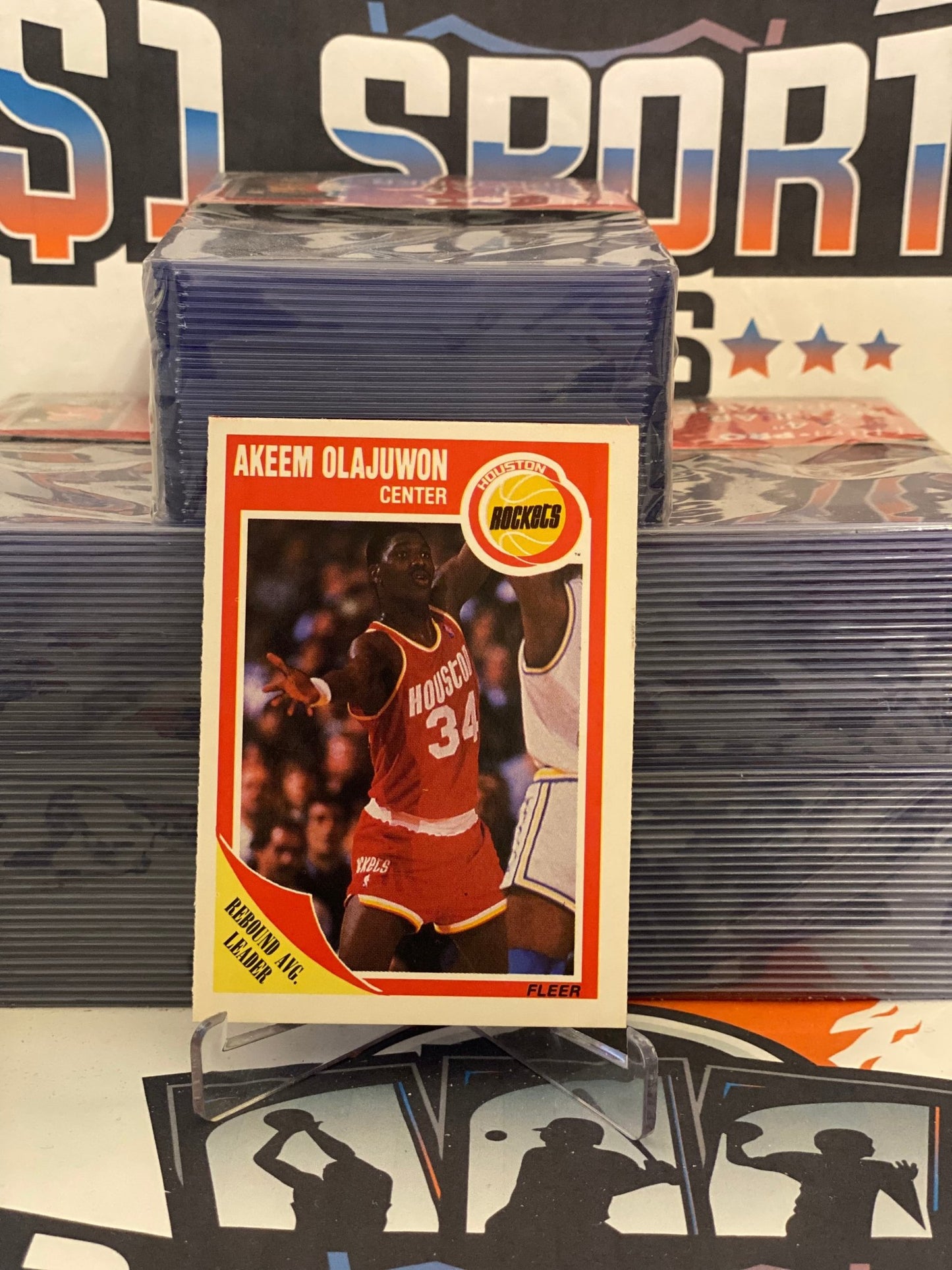 1989 Fleer Hakeem Olajuwon #61