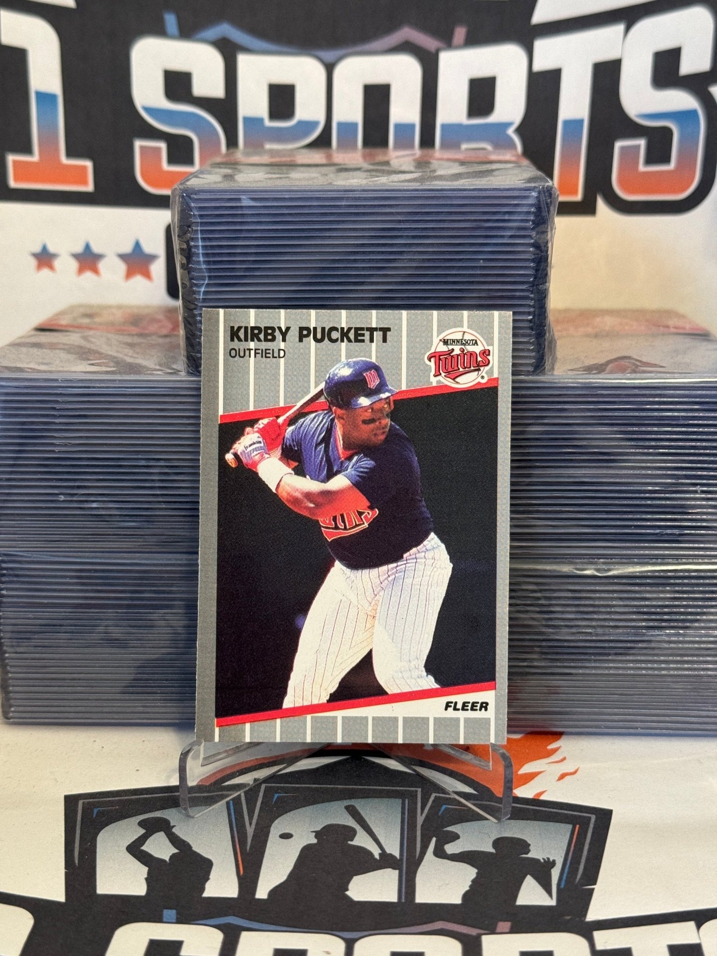 1989 Fleer Kirby Puckett #124