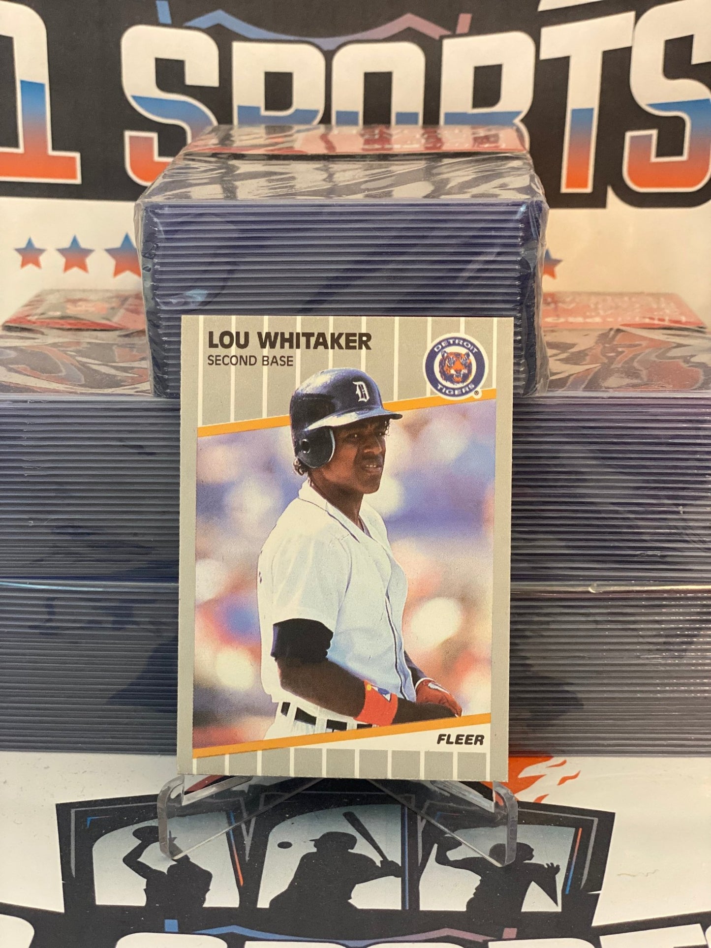 1989 Fleer Lou Whitaker #151