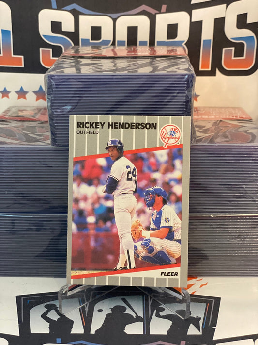 1989 Fleer Rickey Henderson #254