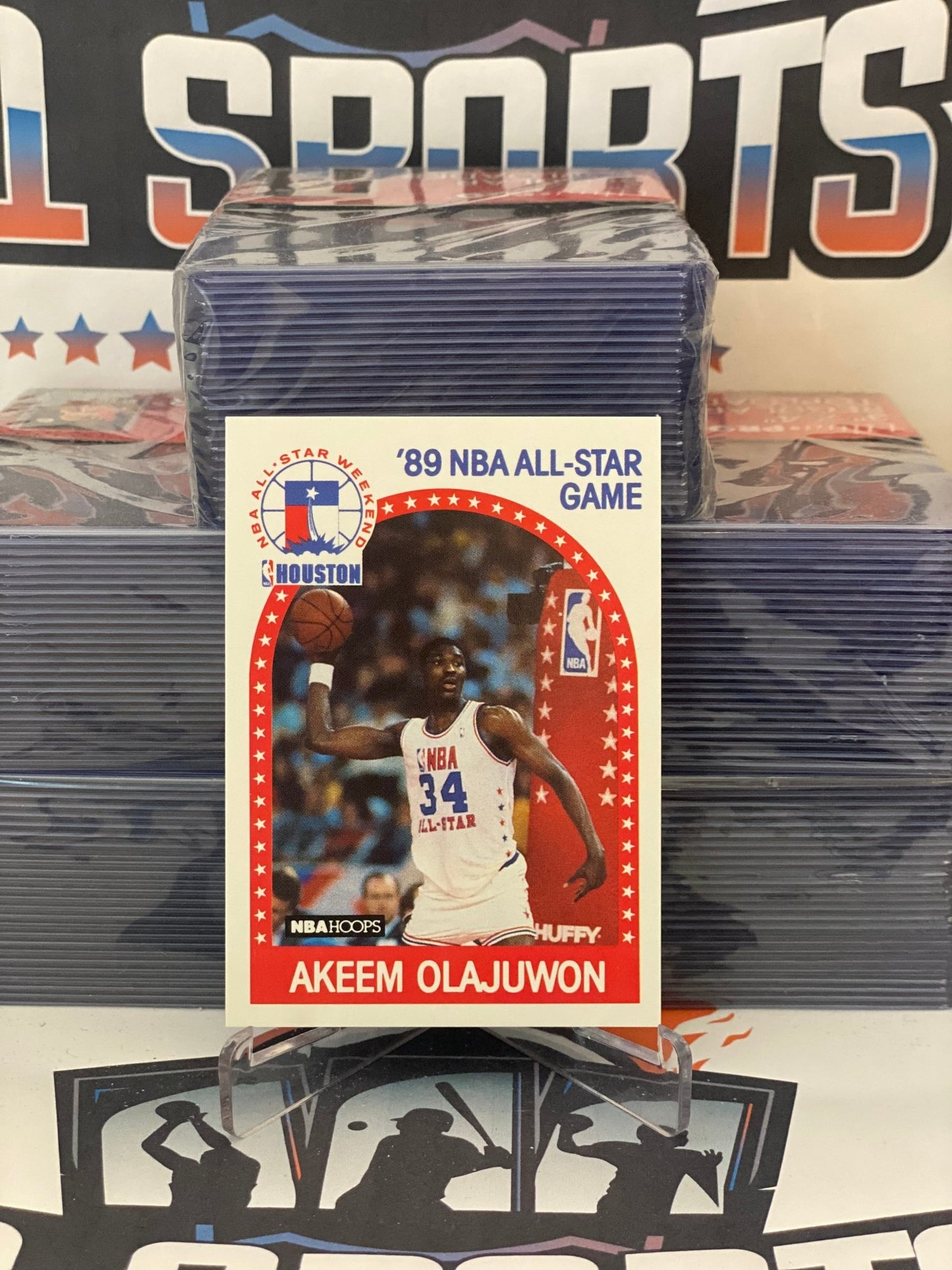 1989 NBA Hoops (All-Star) Hakeem Olajuwon #178