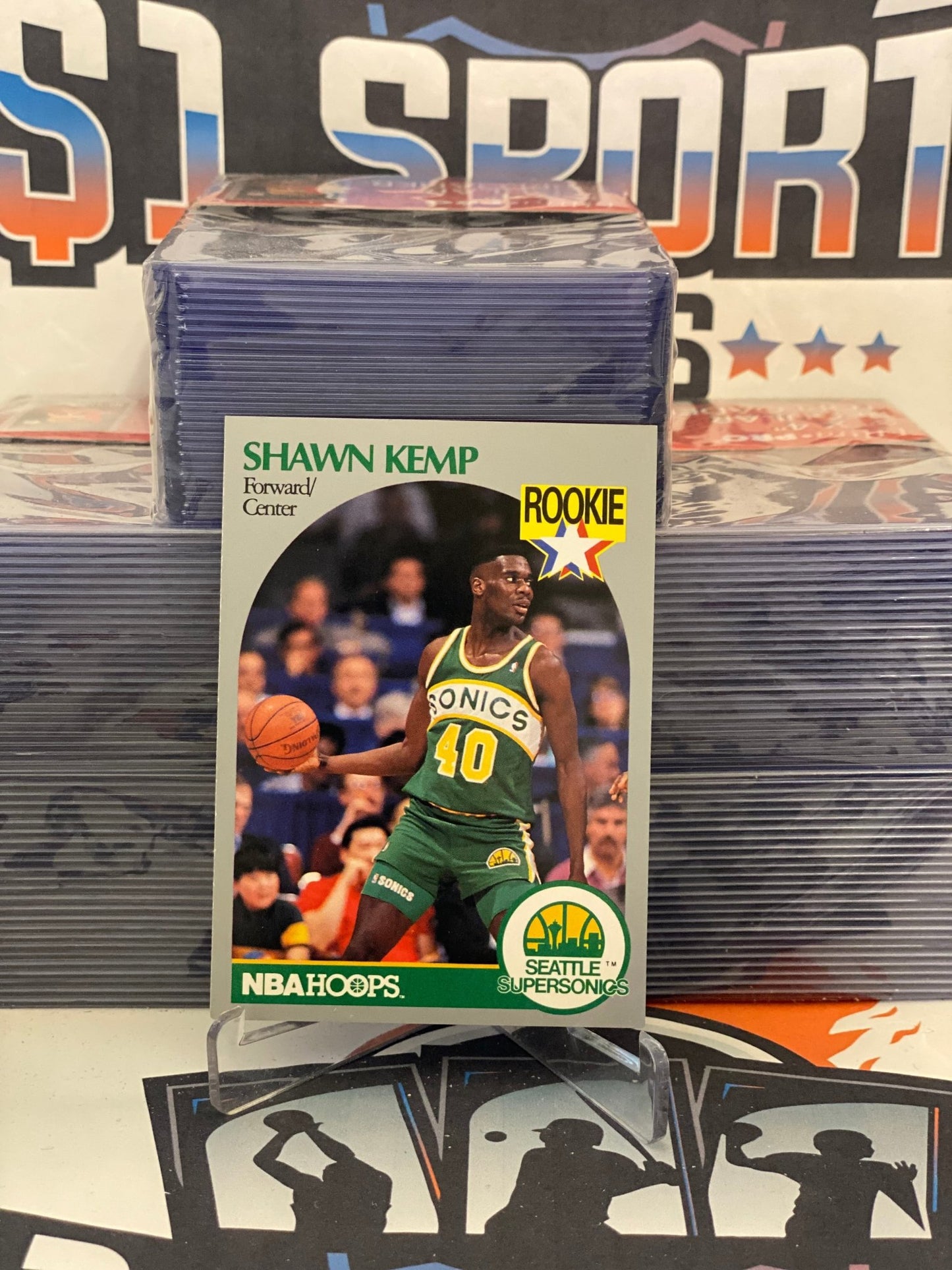1989 NBA Hoops Shawn Kemp Rookie #279