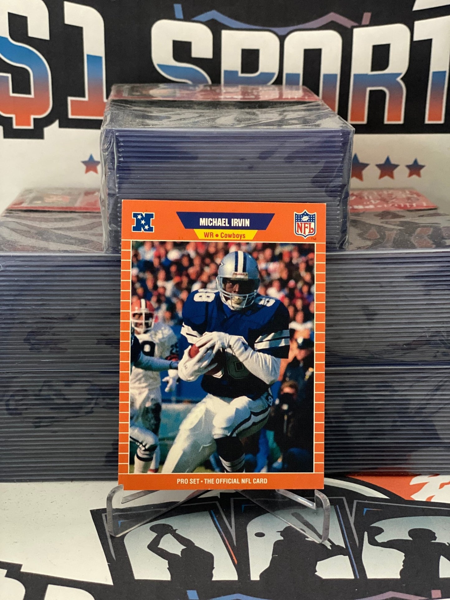 1989 Pro Set Michael Irving Rookie #89