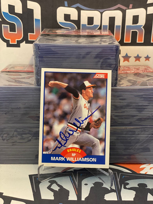 1989 Score (Auto) Mark Williamson #592
