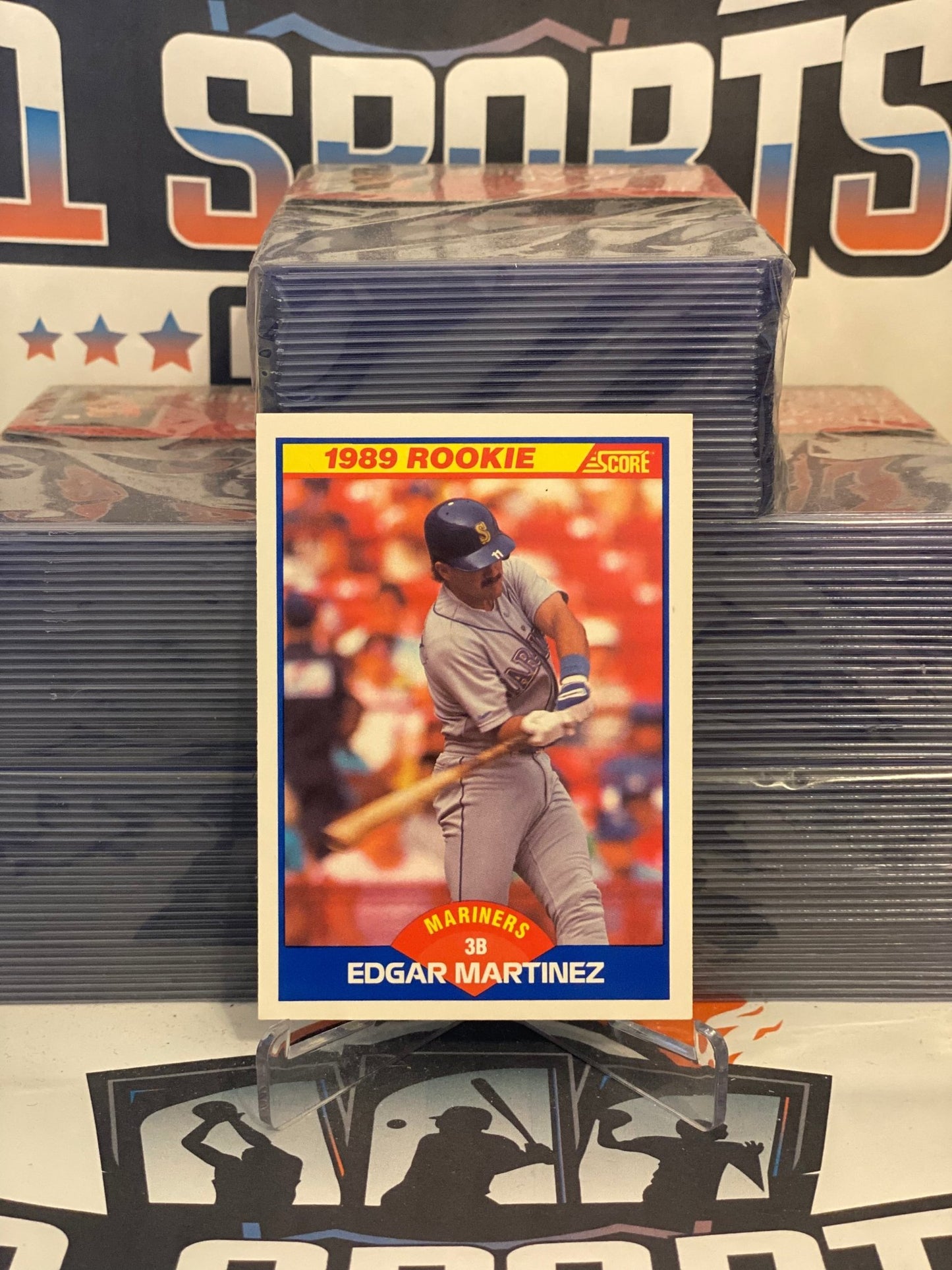 1989 Score Edgar Martinez Rookie #637