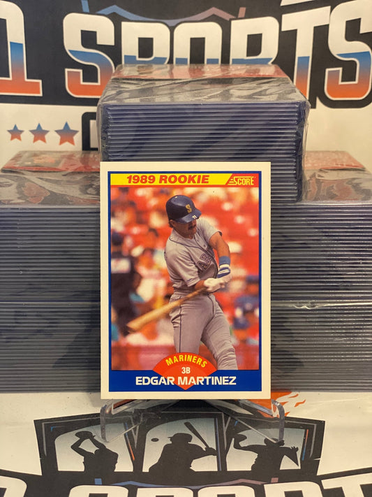 1989 Score Edgar Martinez Rookie #637
