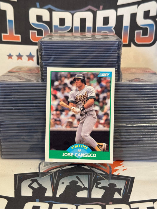 1989 Score Jose Canseco #1