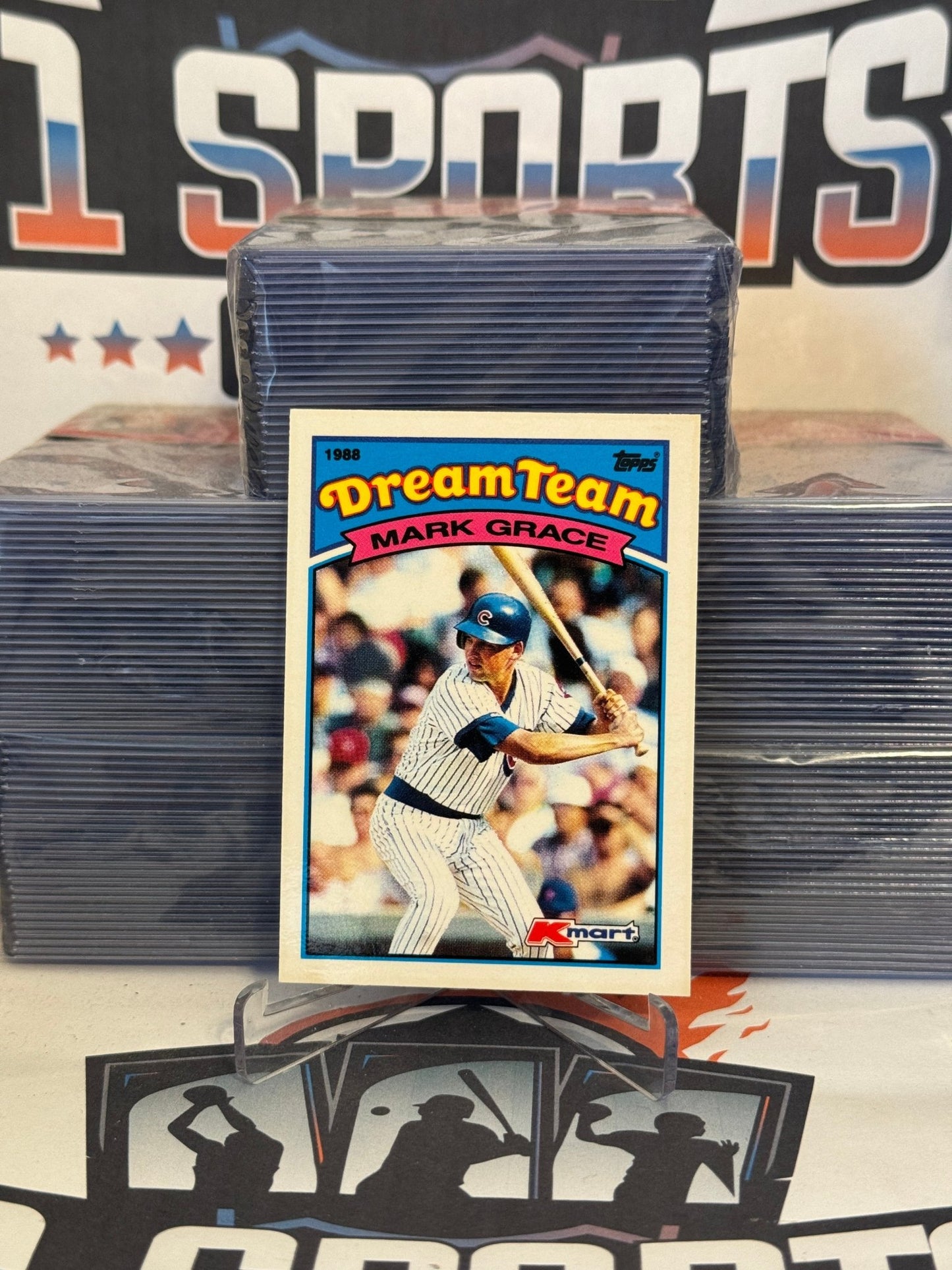 1989 Topps (Kmart Dream Team) Mark Grace #1