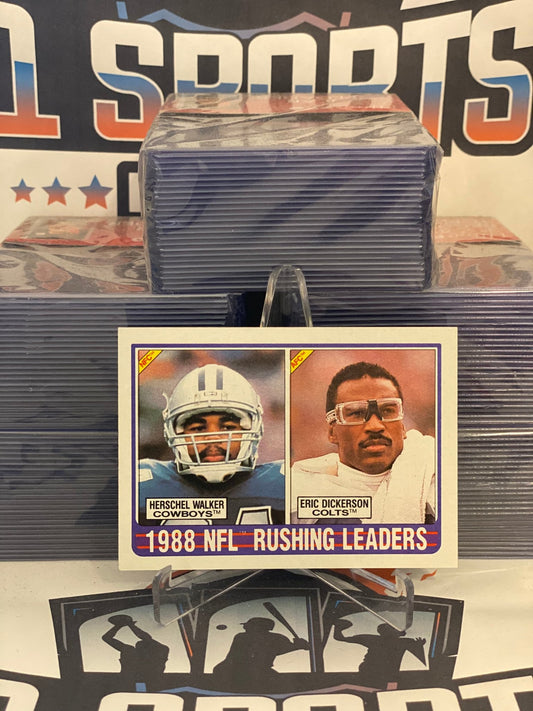 1989 Topps (Rushing Leaders) Herschel Walker & Roger Craig #219