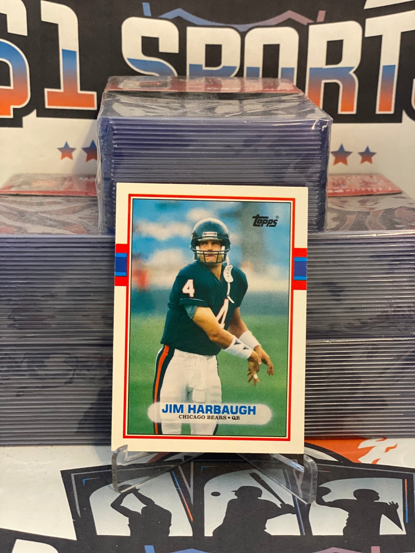 1989 Topps Traded Jim Harbaugh #91T