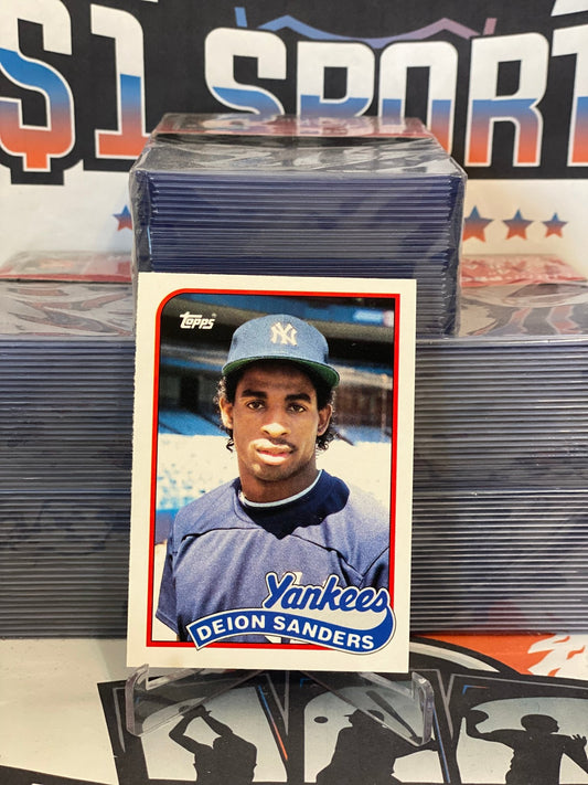 1989 Topps Traded (Tiffany) Deion Sanders Rookie #110T