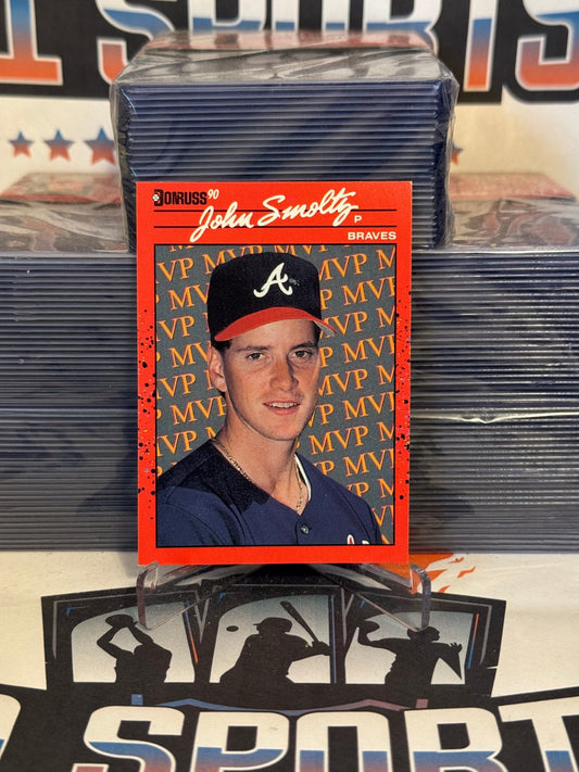 1990 Donruss (Tom Glavine Pictured Error, MVP) John Smoltz #BC-12