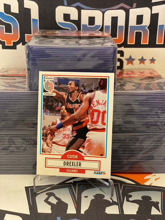 1990 Fleer Clyde Drexler #154