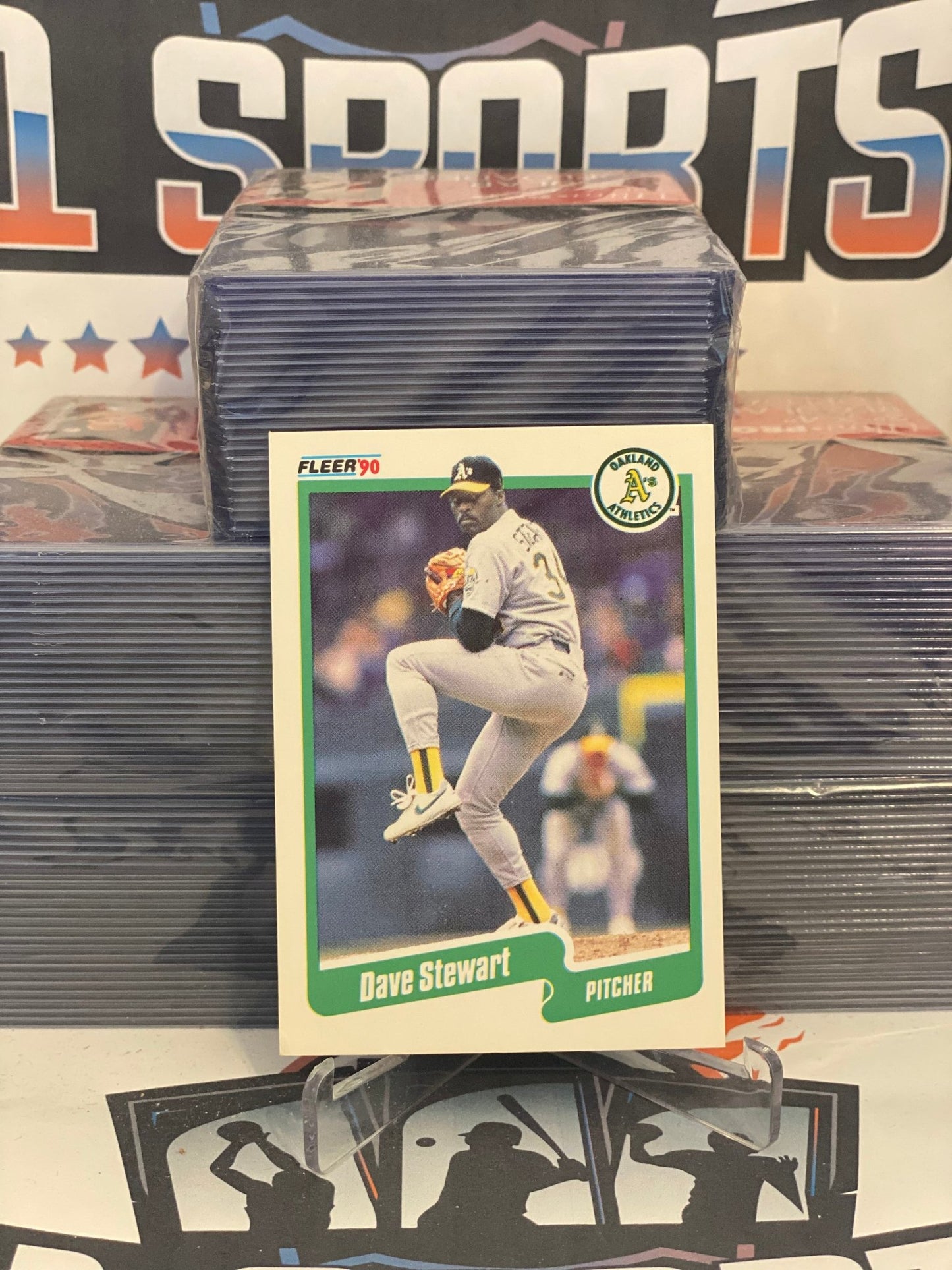 1990 Fleer Dave Stewart #21