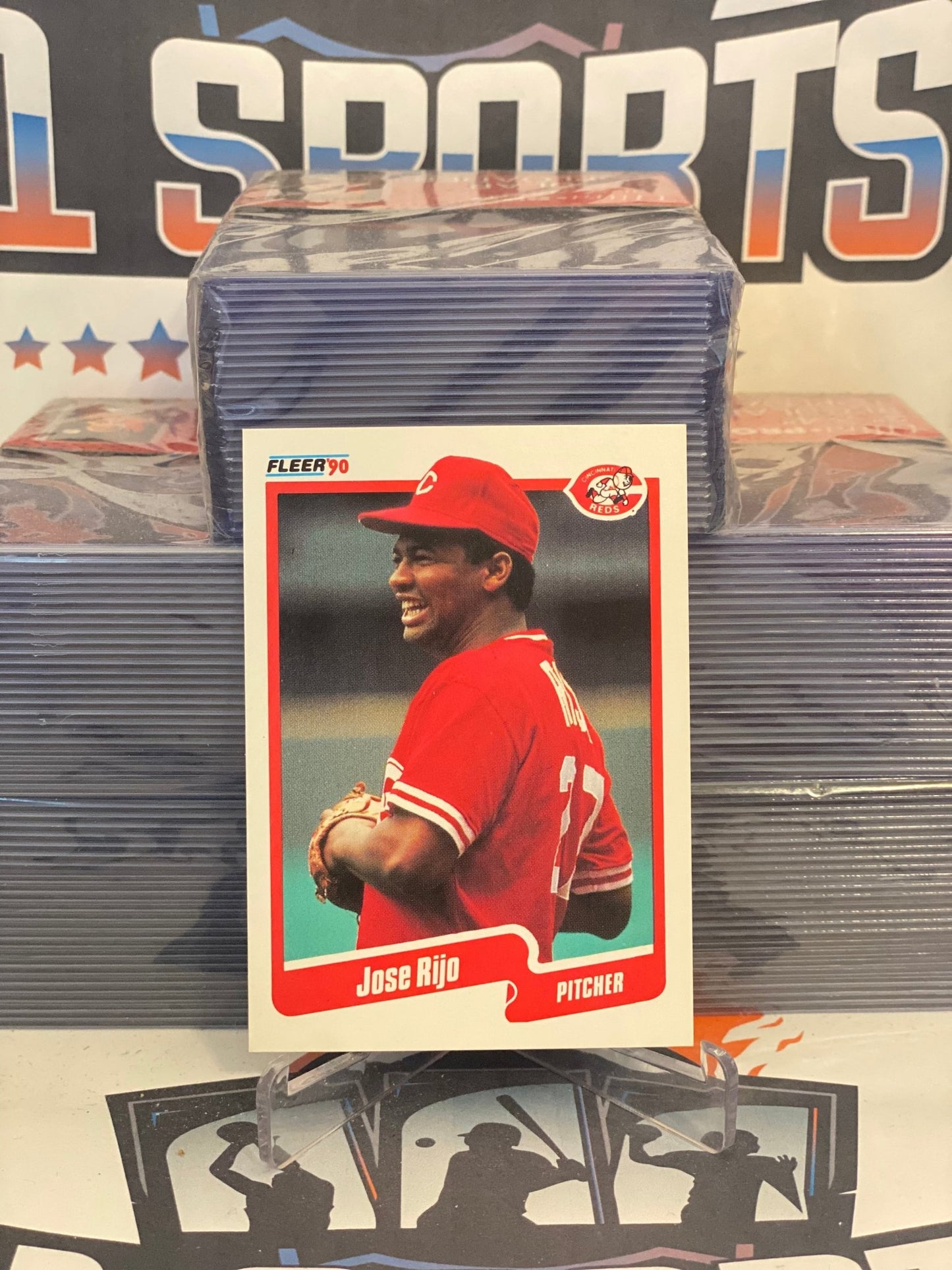 1990 Fleer Jose Rijo #430