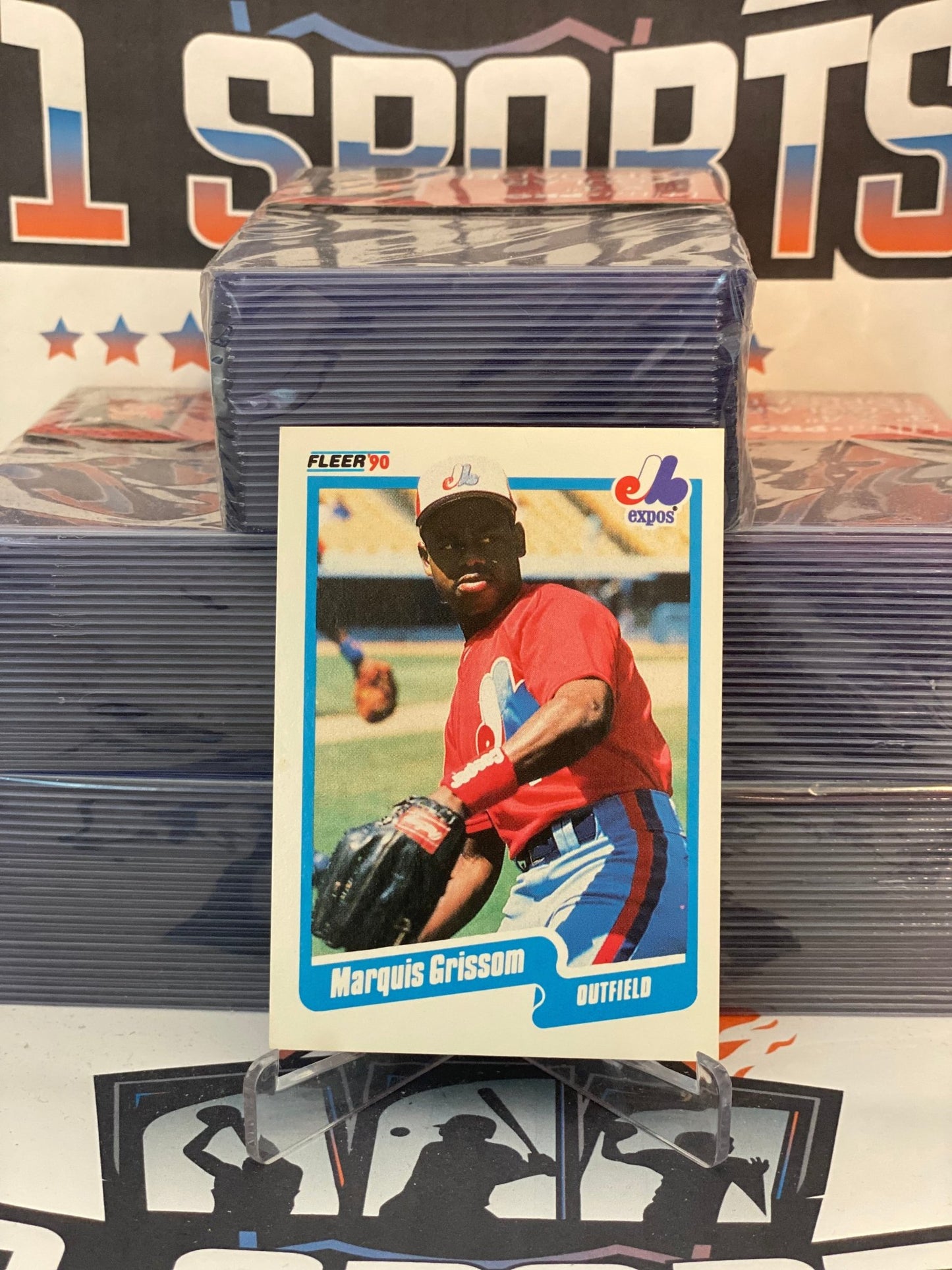 1990 Fleer Marquise Grissom Rookie #347