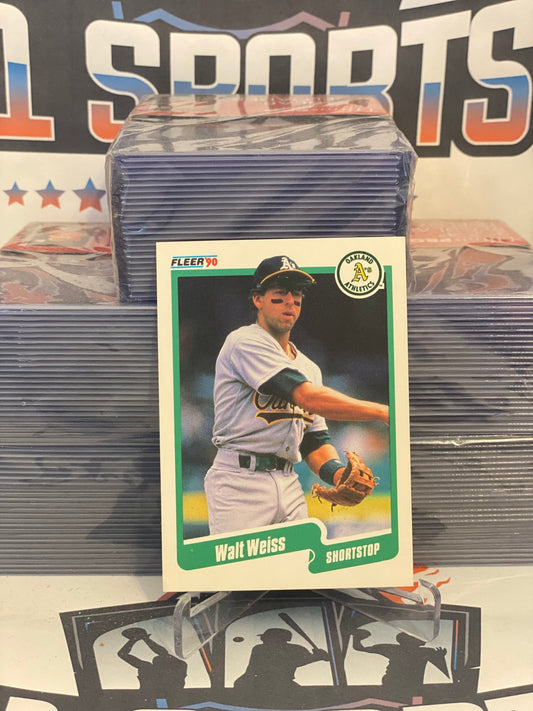 1990 Fleer Walt Weiss #22