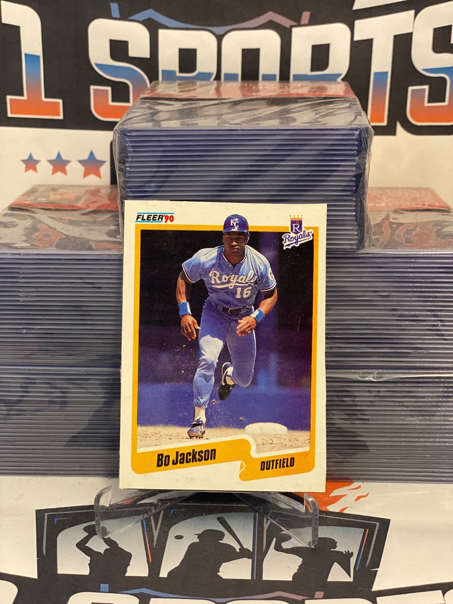 1990 Fleer (Wax Box) Bo Jackson #C-15