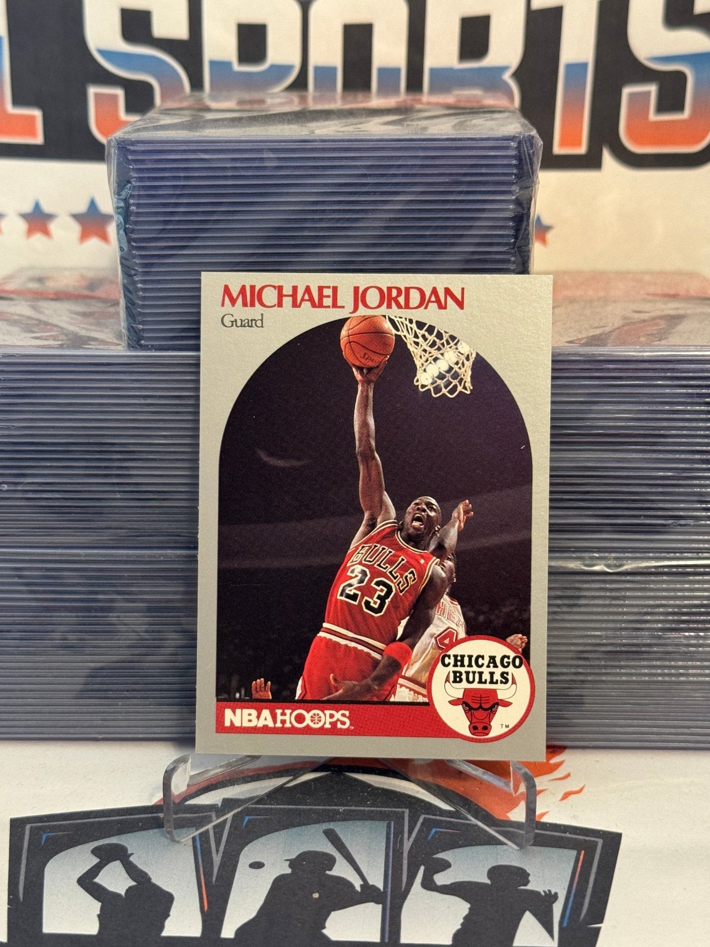 1990 NBA Hoops Michael Jordan #65
