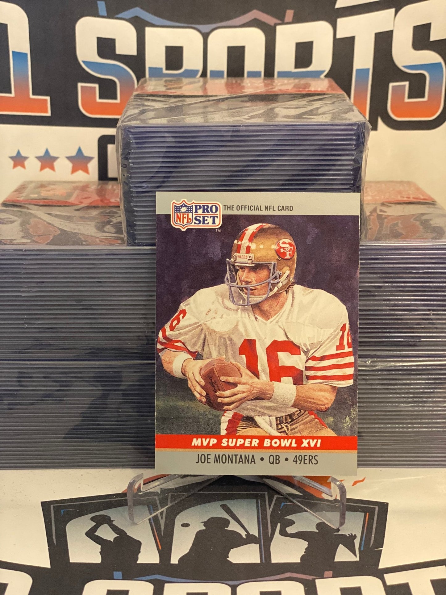 1990 Pro Set (Super Bowl MVP) Joe Montana #16