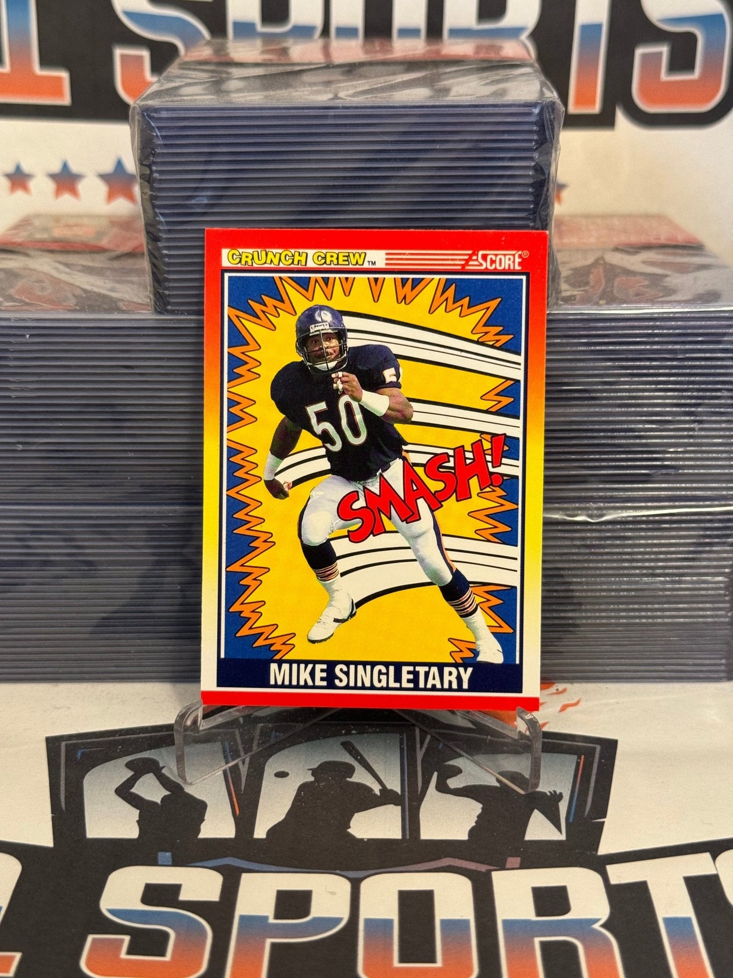 1990 Score (Crunch Crew) Mike Singletary #554