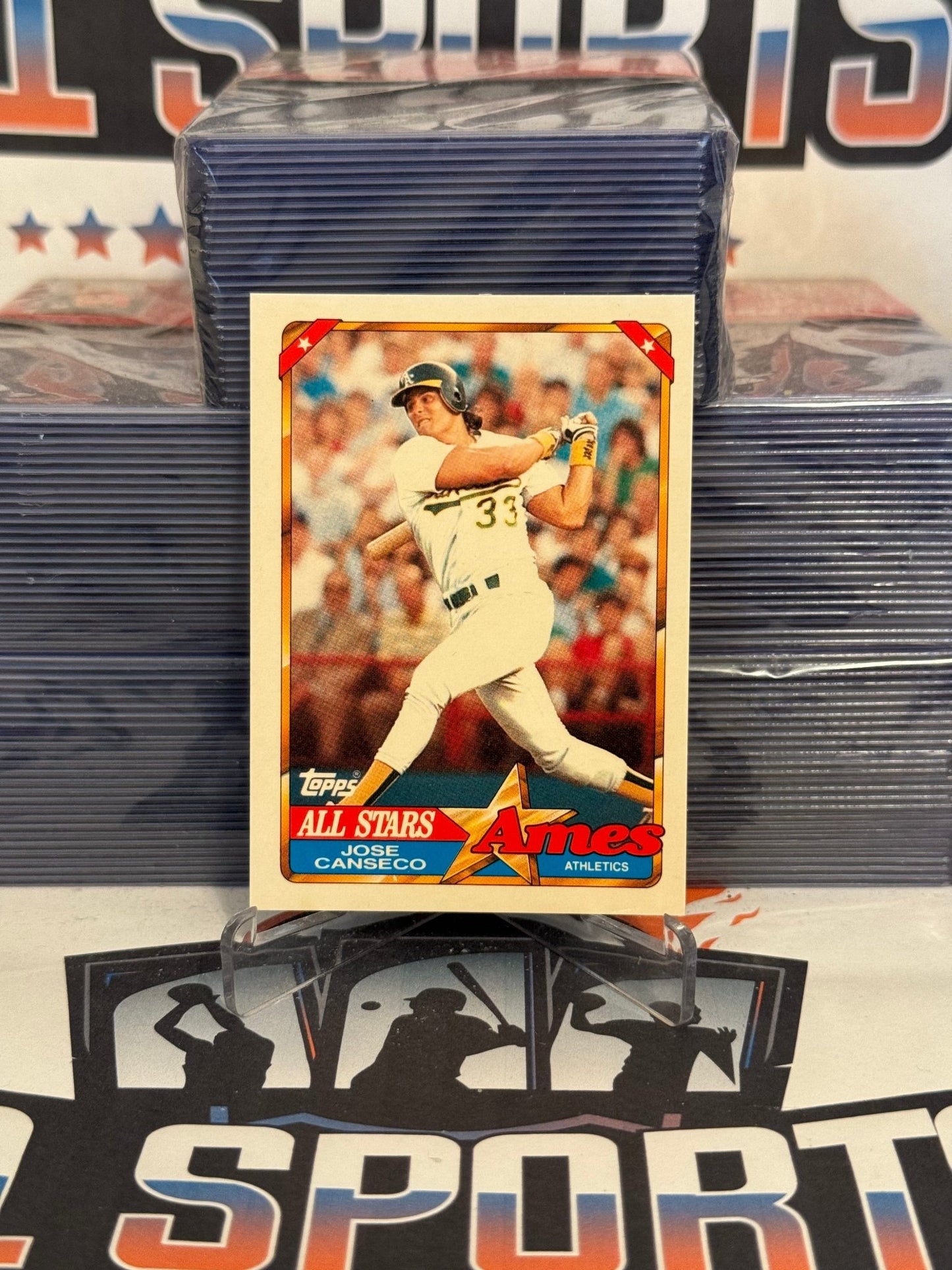 1990 Topps (Ames All-Stars) Jose Canseco #29