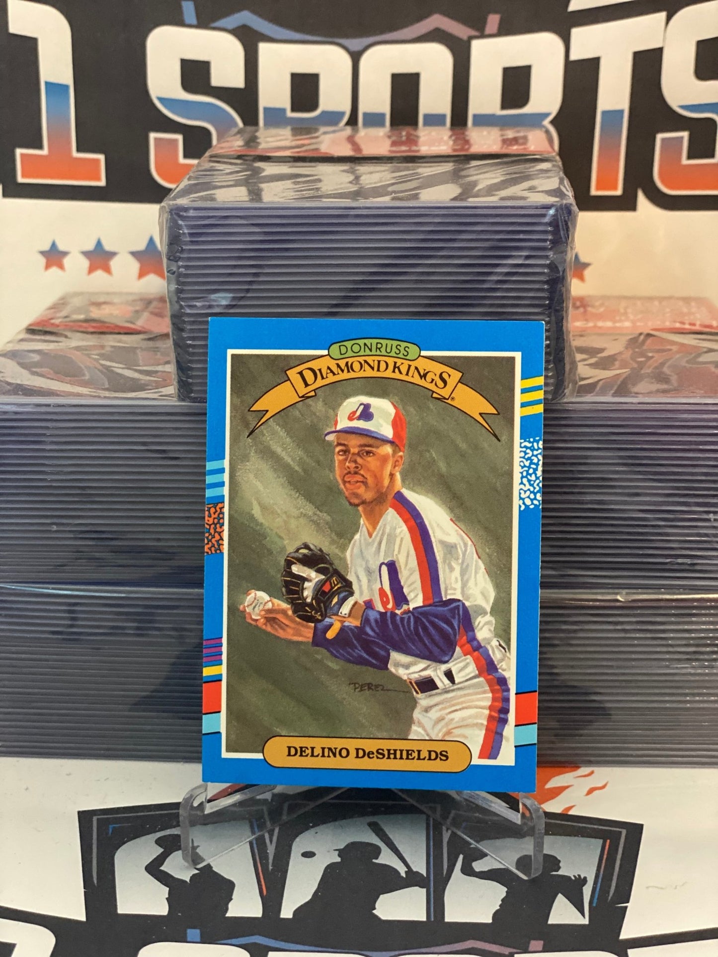 1991 Donruss (Diamond Kings) Delino DeShields #11