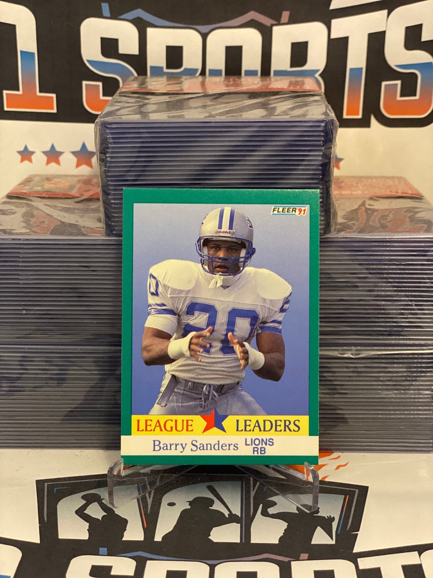 1991 Fleer (League Leaders) Barry Sanders #415