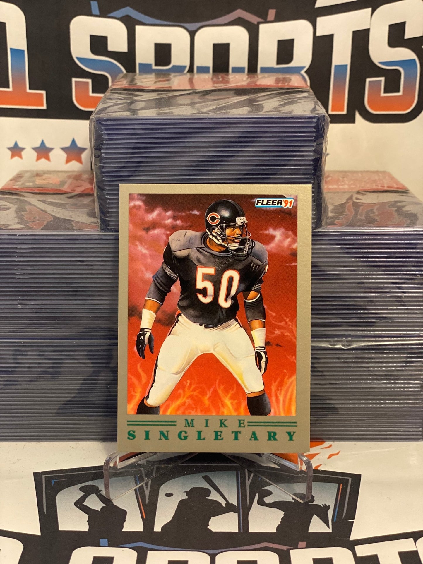 1991 Fleer (Pro Vision) Mike Singletary #4