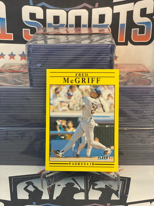 1991 Fleer Update (Padres Debut) Fred McGriff #U-125