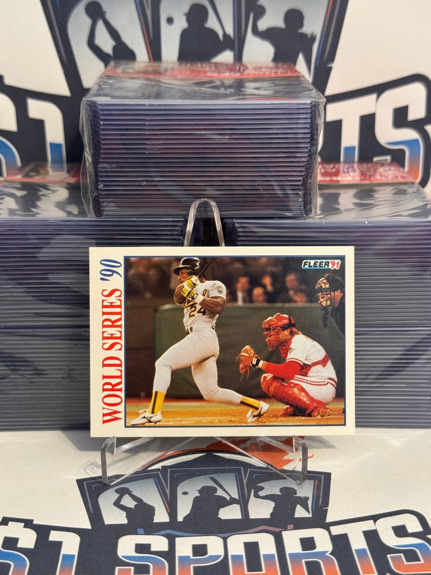 1991 Fleer (World Series) Rickey Henderson #4