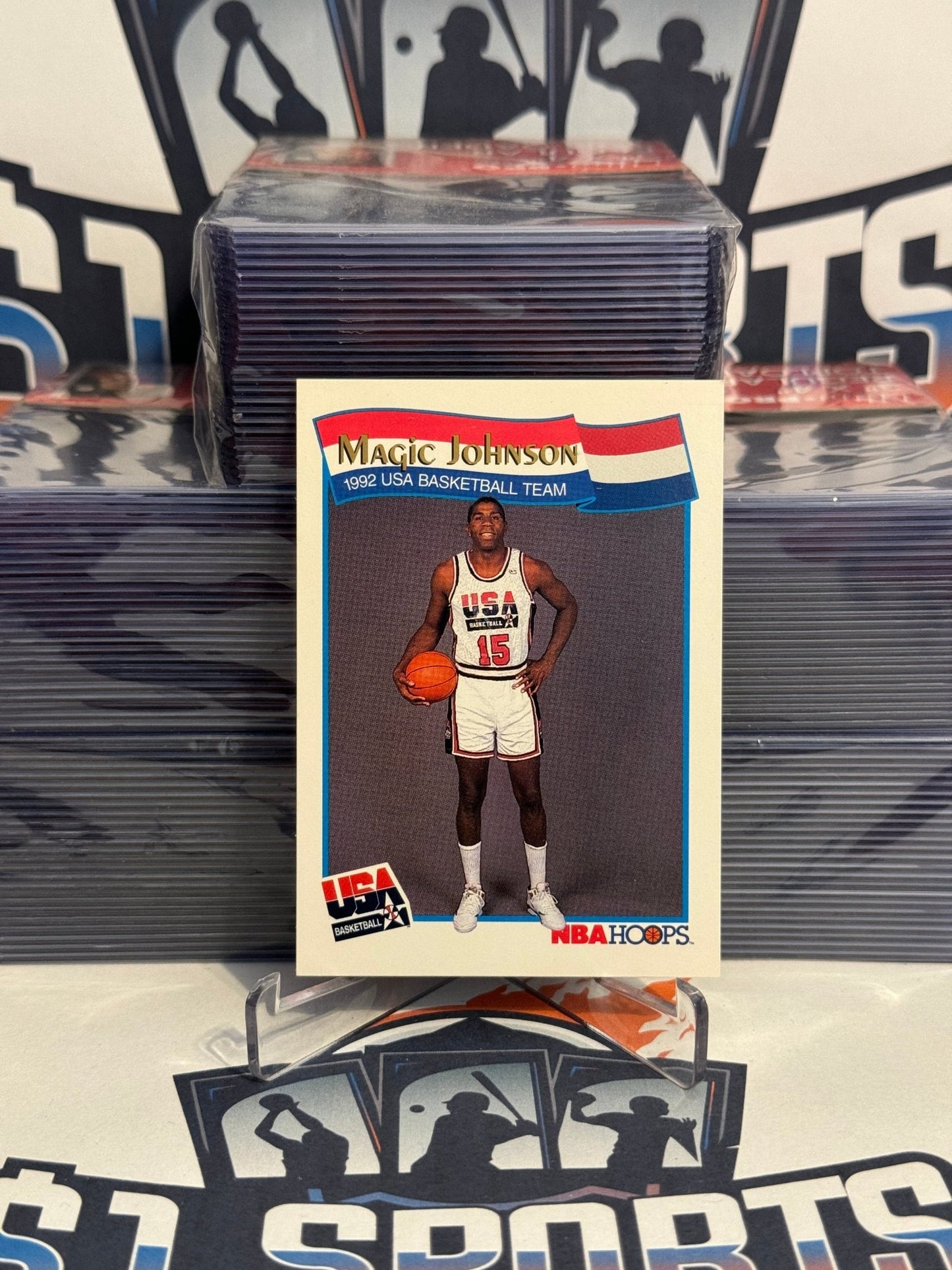 1991 NBA Hoops (USAB) Magic Johnson #54