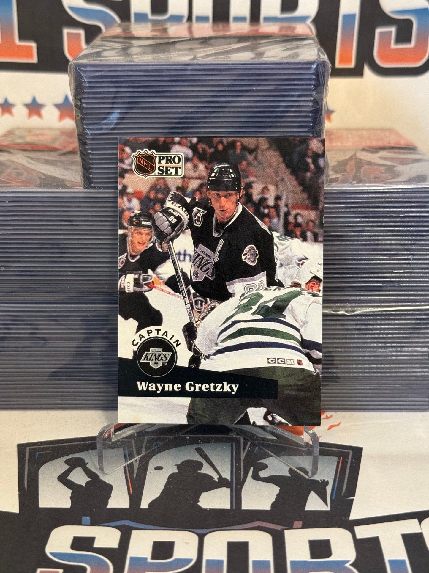 1991 Pro Set (Captain) Wayne Gretzky #574