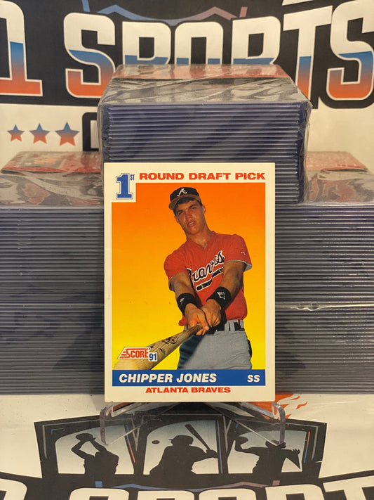 1991 Score (1st Round Draft Pick) Chipper Jones Rookie #671