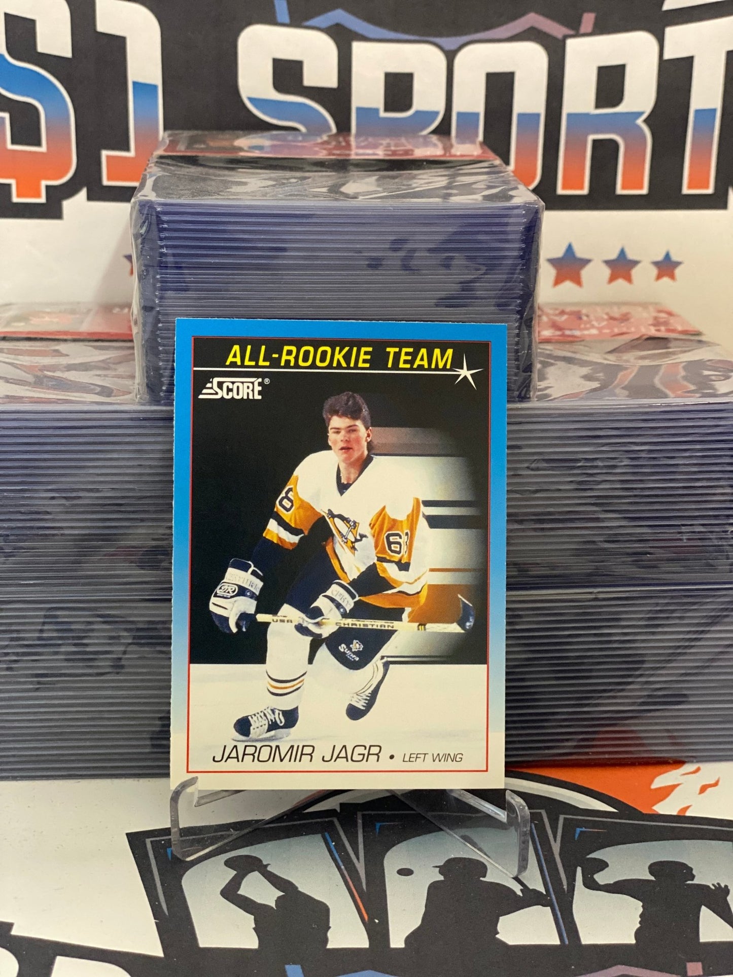 1991 Score (Bi-Lingual, All-Rookie Team) Jaromir Jagr #381