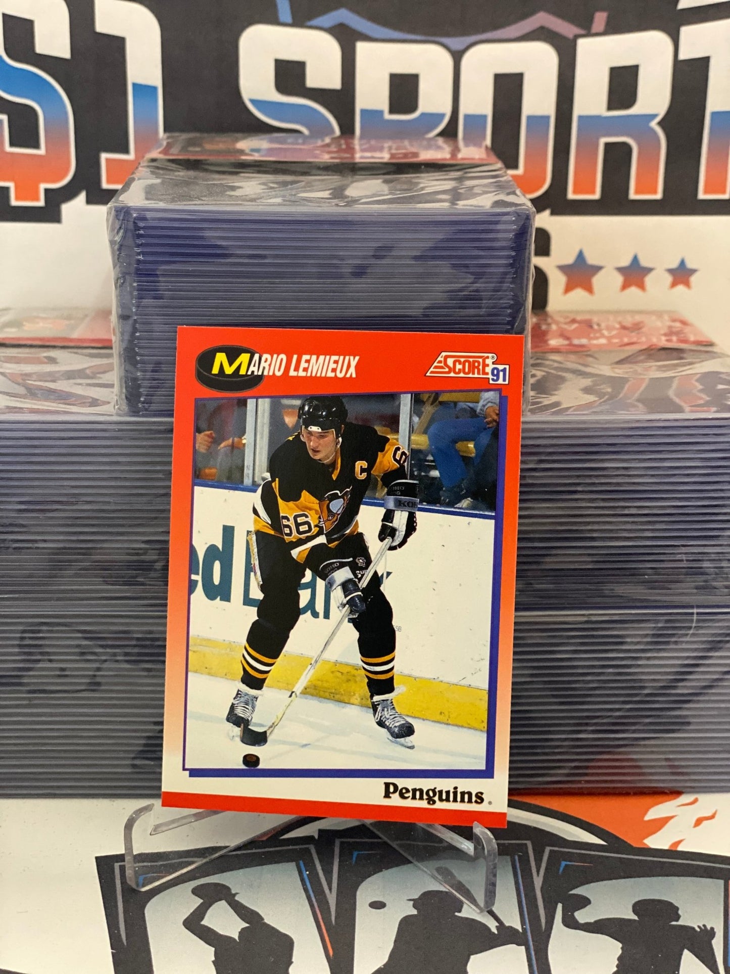 1991 Score (Bi-Lingual) Mario Lemieux #200