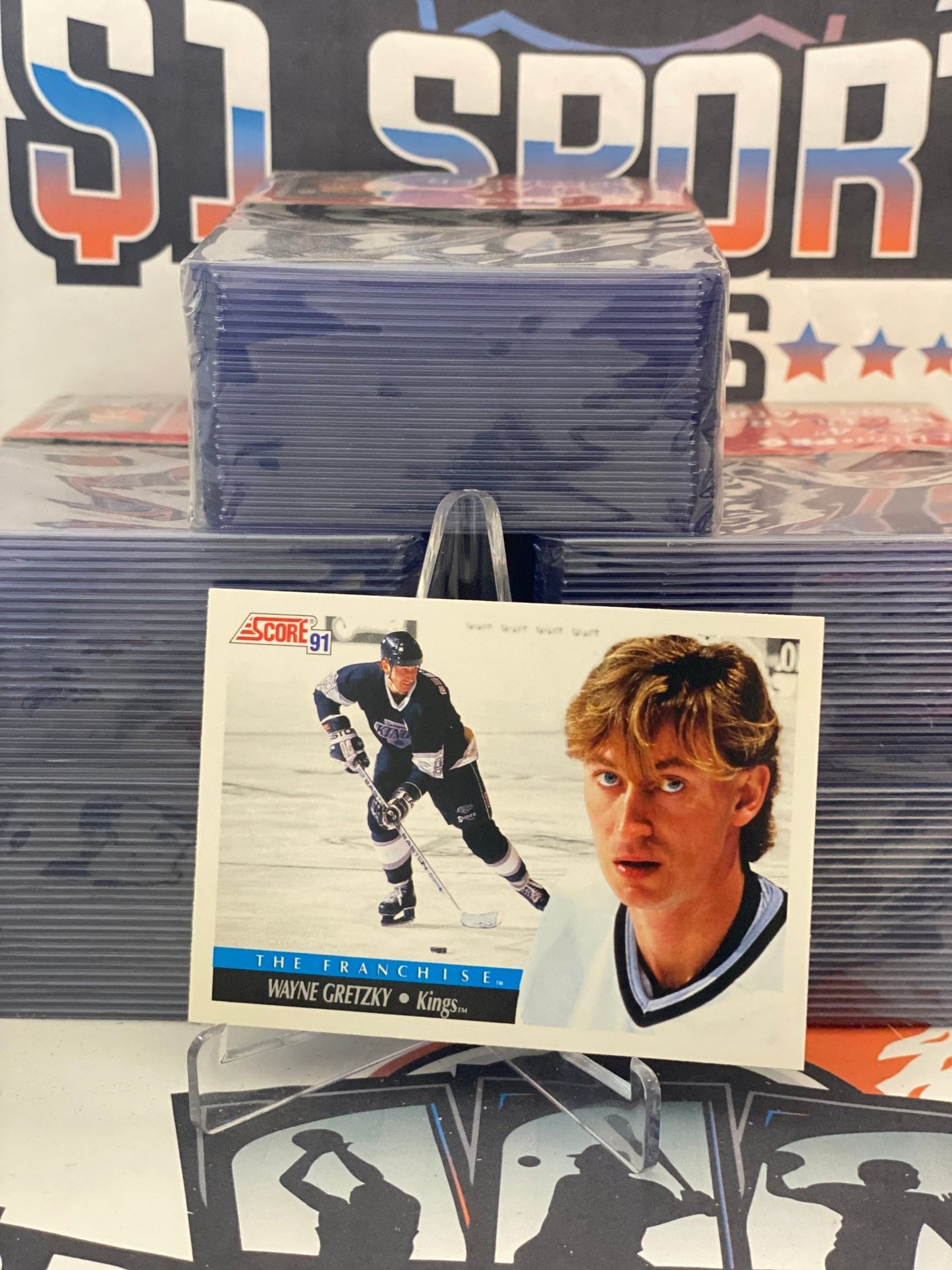 1991 Score (Bi-Lingual, The Franchise) Wayne Gretzky #312