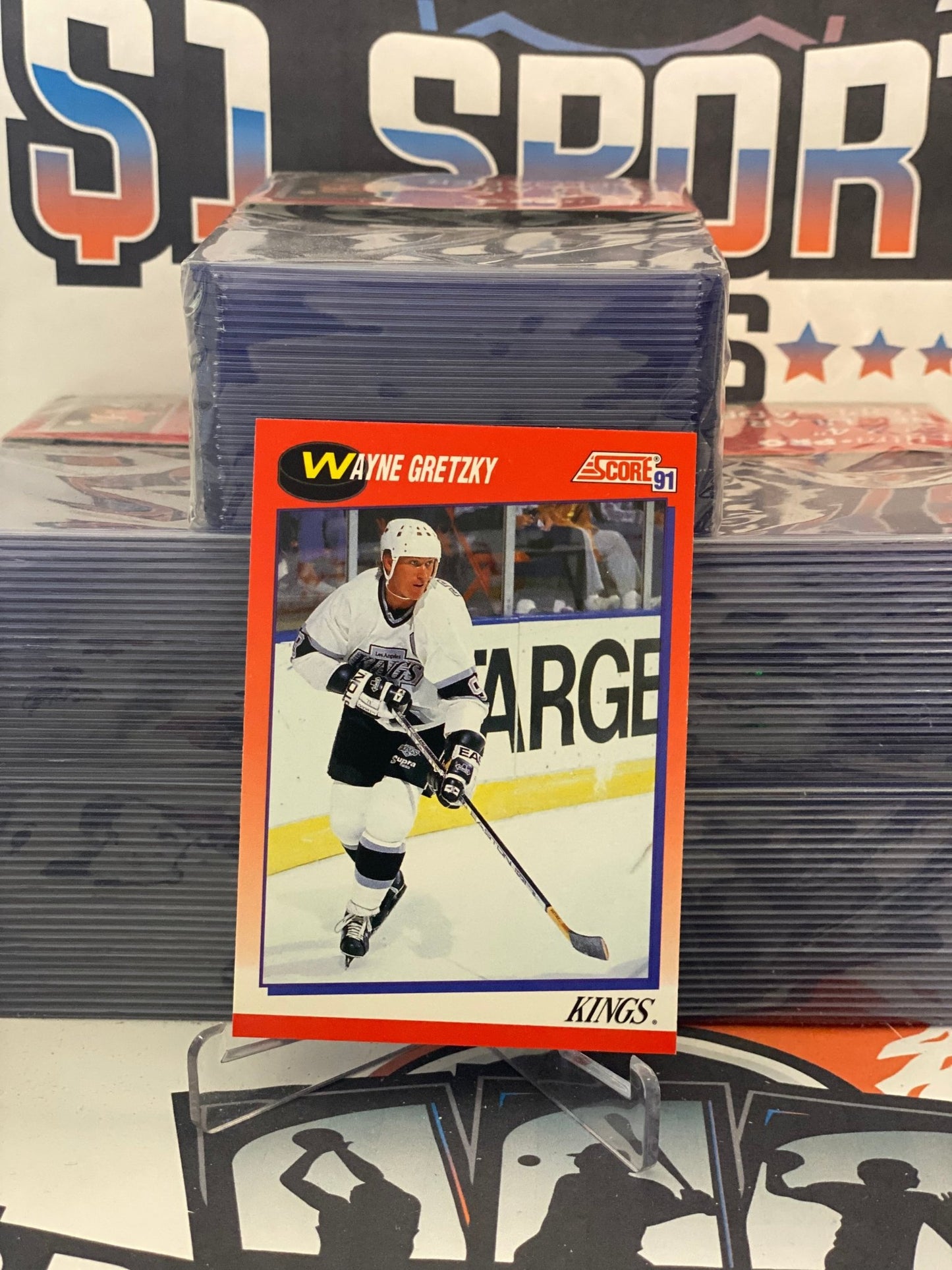 1991 Score (Bi-Lingual) Wayne Gretzky #100