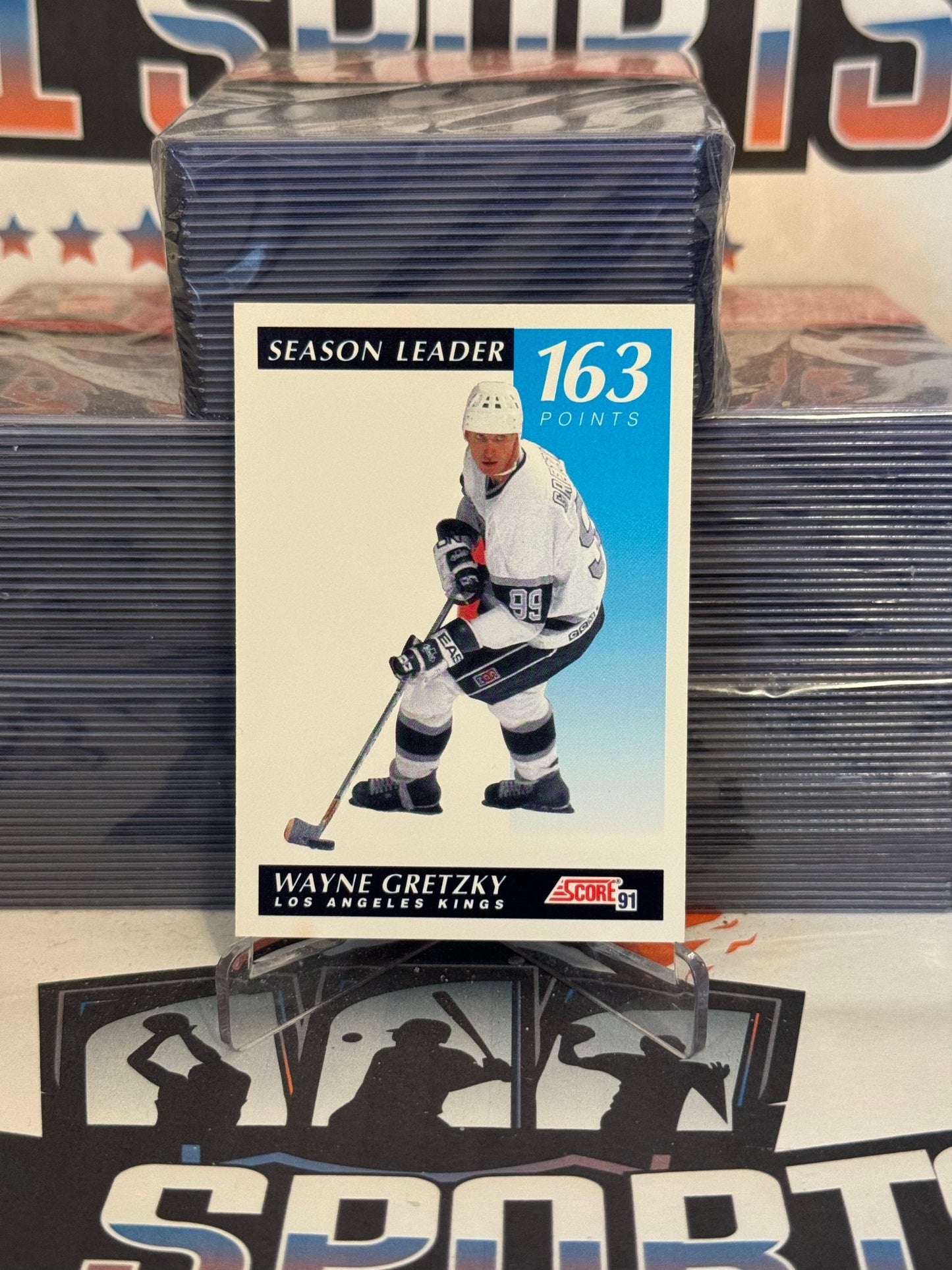 1991 Score (Season Leader) Wayne Gretzky #406