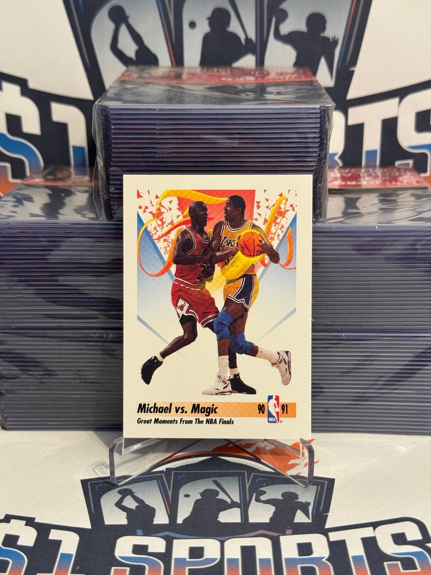 1991 Skybox (Michael vs. Magic) Michael Jordan & Magic Johnson #333