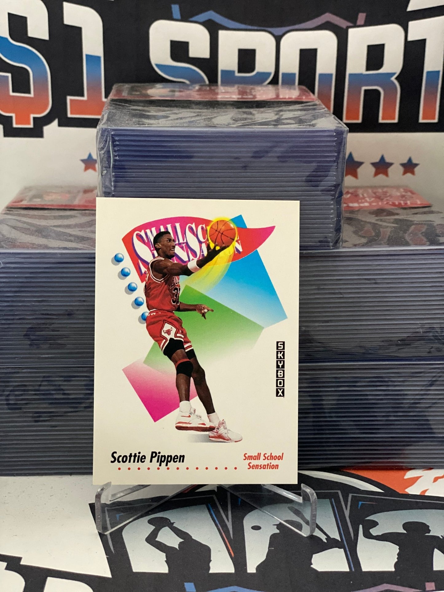 1991 Skybox (Small School Sensation) Scottie Pippen #606