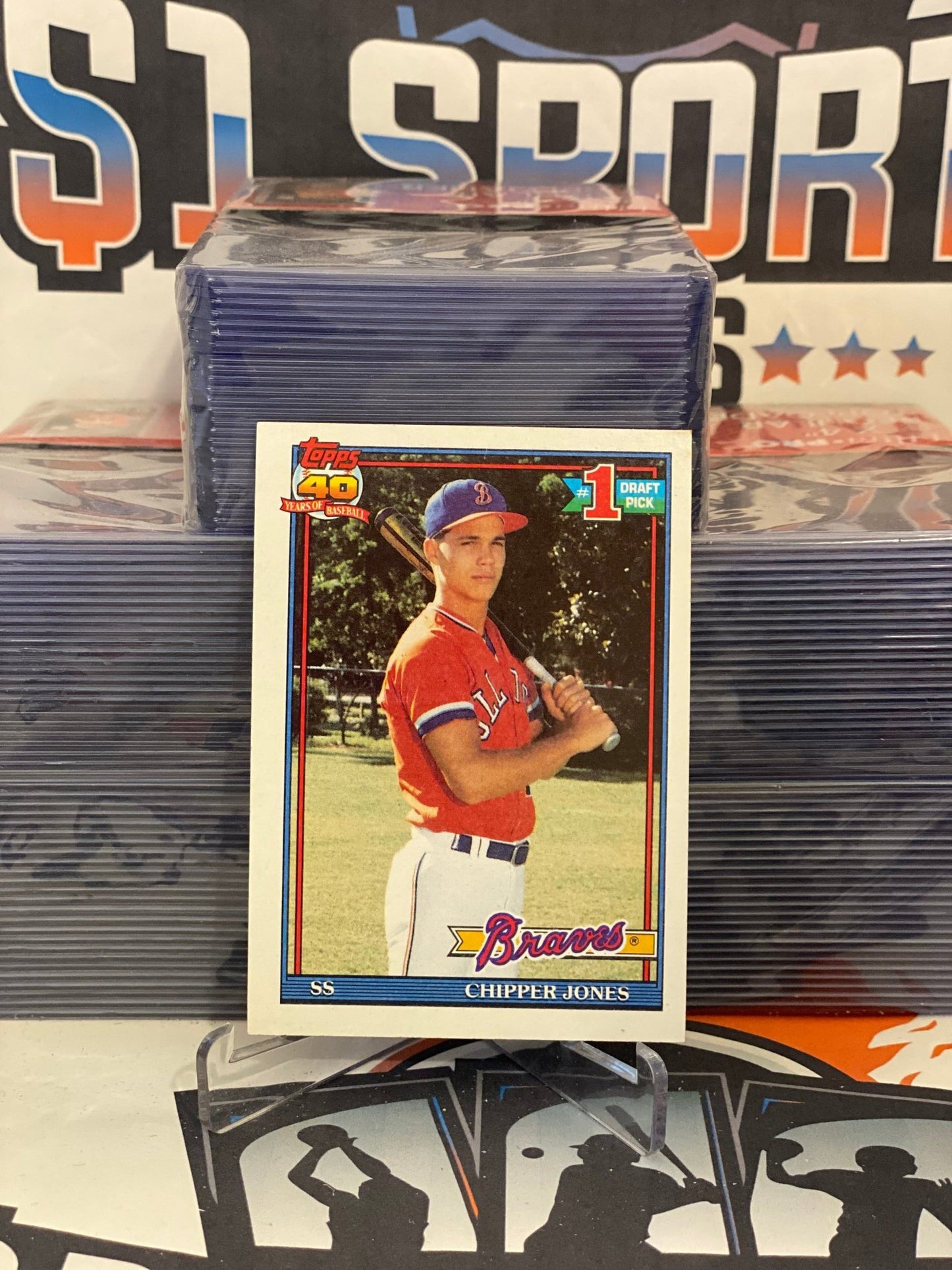 1991 Topps Chipper Jones Rookie #333