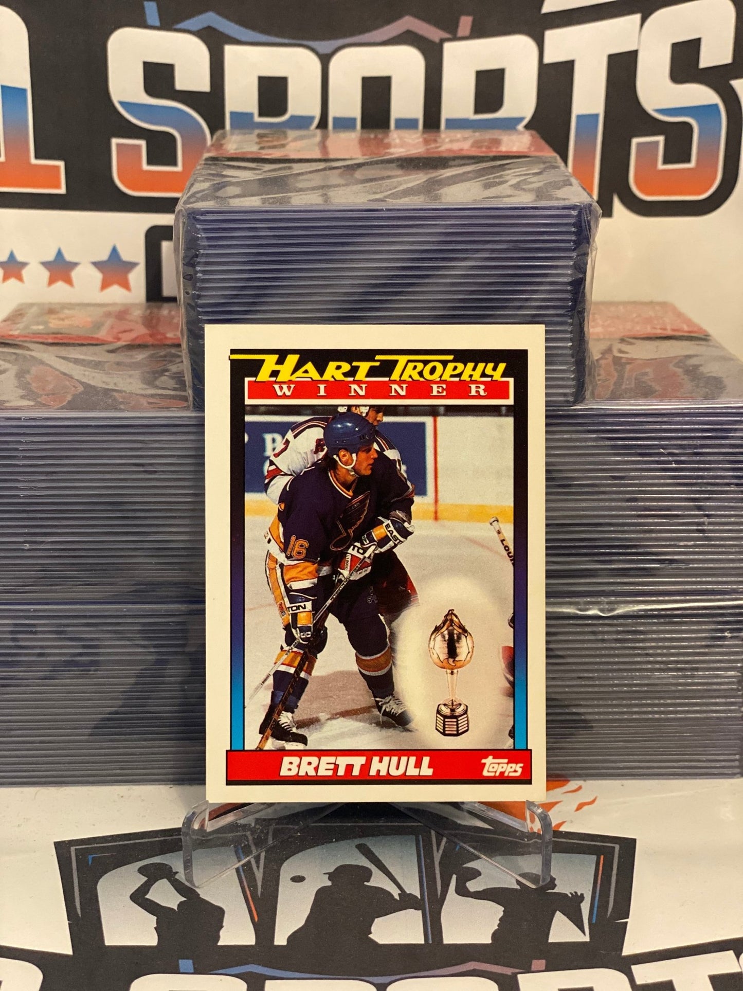 1991 Topps (Hart Trophy Winner) Brett Hull #516